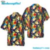 Flower And Parrot Hawaiian Shirt