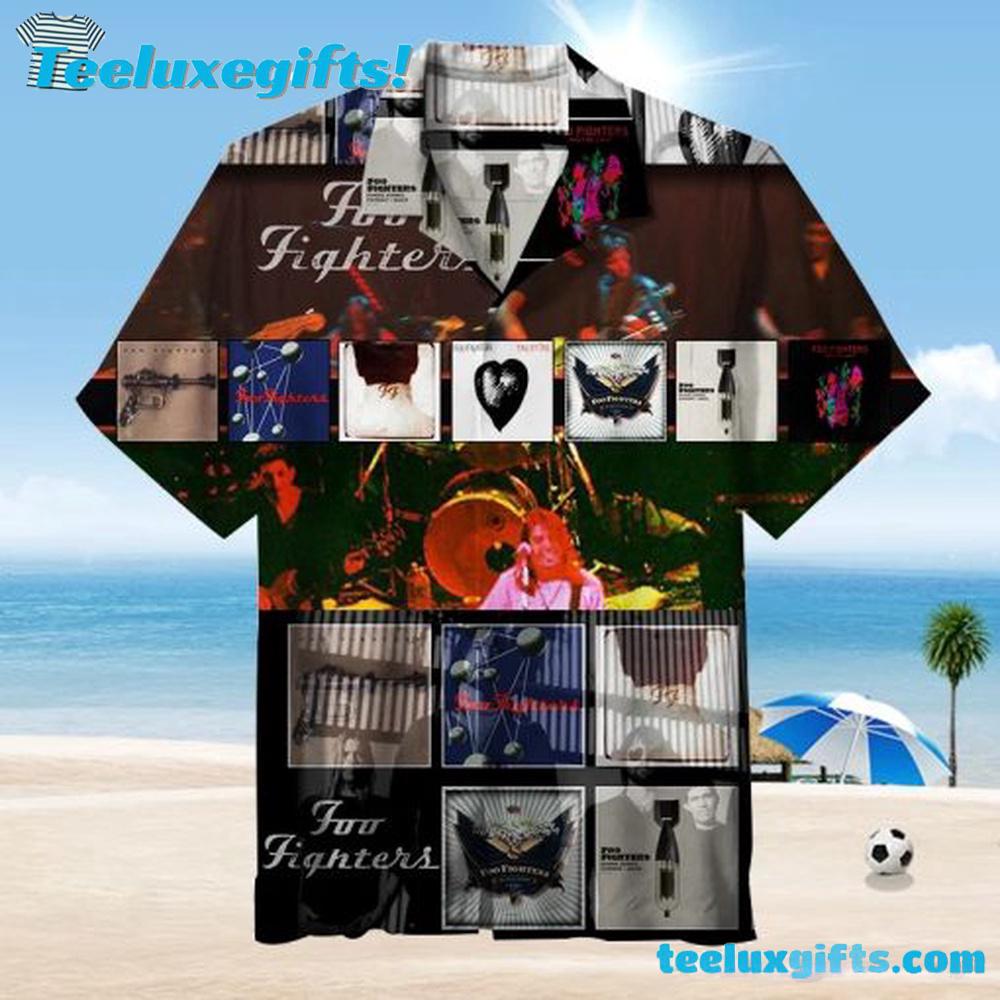 Foo Fighters Album Art Mosaic Hawaiian Shirt