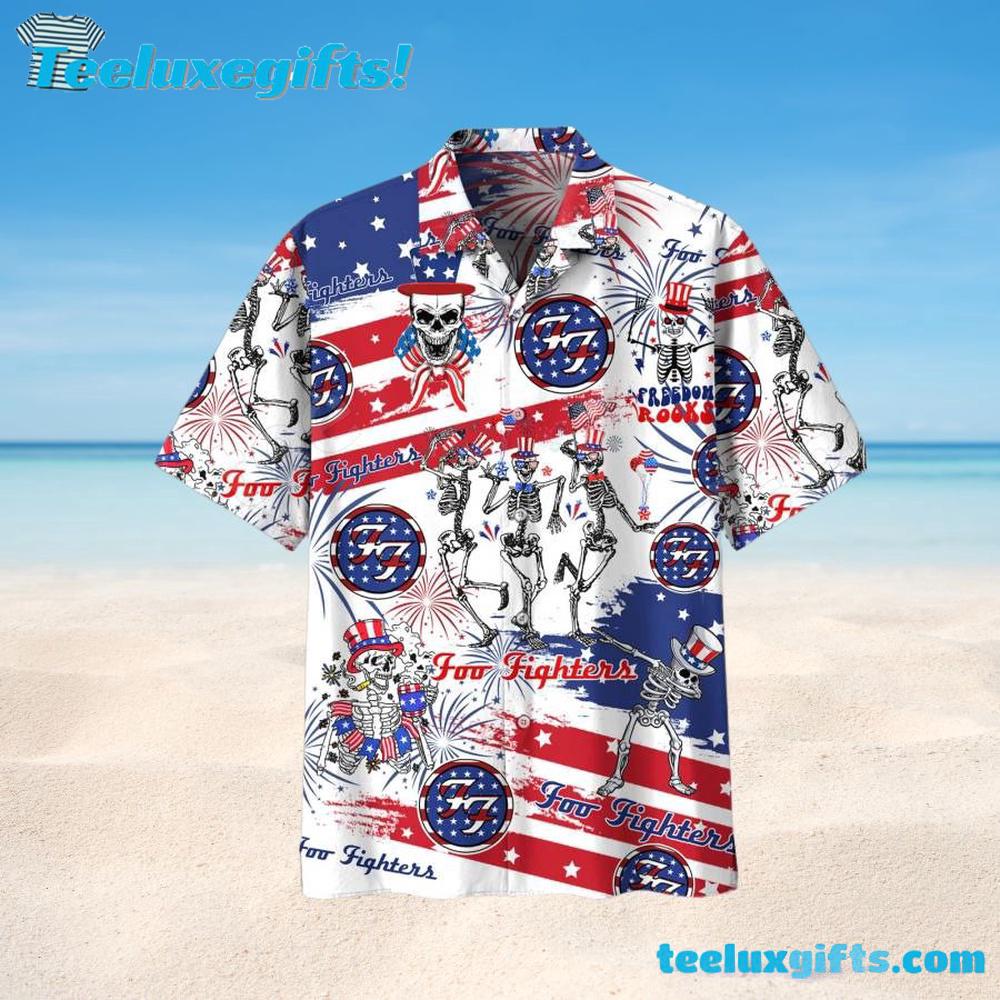 Foo Fighters American Spirit Hawaiian Shirt