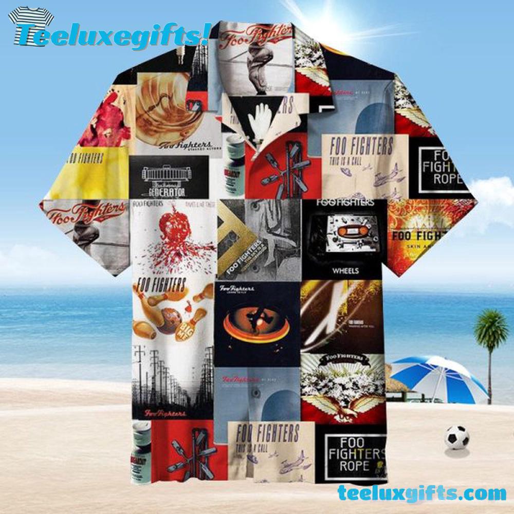 Foo Fighters Rock Band Music Hawaiian Shirt Foo Fighters Rock Band Music Hawaiian Shirt