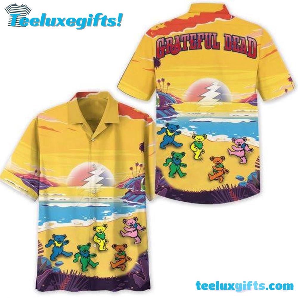 Grateful Dead Band Beach Hawaiian Shirt