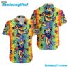 Grateful Dead Bears Tie Dye Hawaiian Shirt