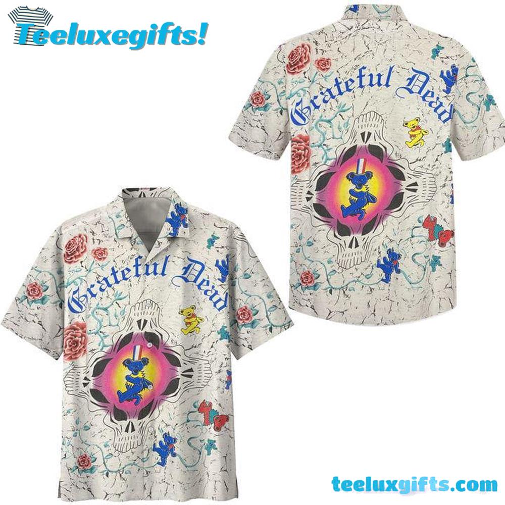 Grateful Dead Music Band Vintage Hawaiian Shirt