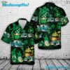 Green Old Fire Trucks Patrick’s Day Hawaiian Shirt