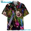 Guitar Light Hawaiian Shirt