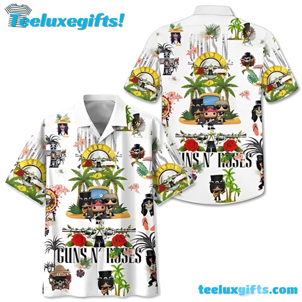Gun N Roses Band Summer Aloha Hawaiian Shirt