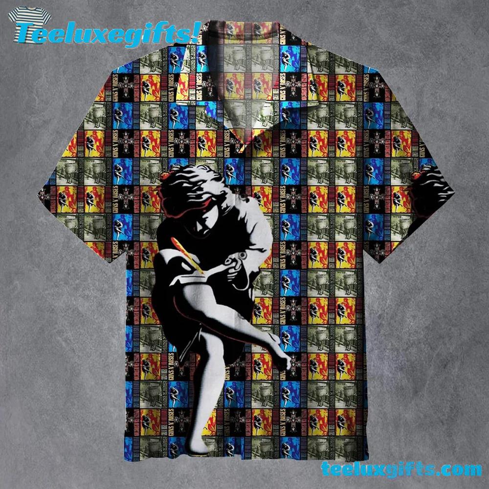 Guns N' Roses Classic Tattoo Summer Aloha Hawaiian Shirt