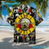 Guns N' Roses Live in Paradise Summer Aloha Hawaiian Shirt