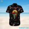 Guns N' Roses Skull and Roses Summer Aloha Hawaiian Shirt