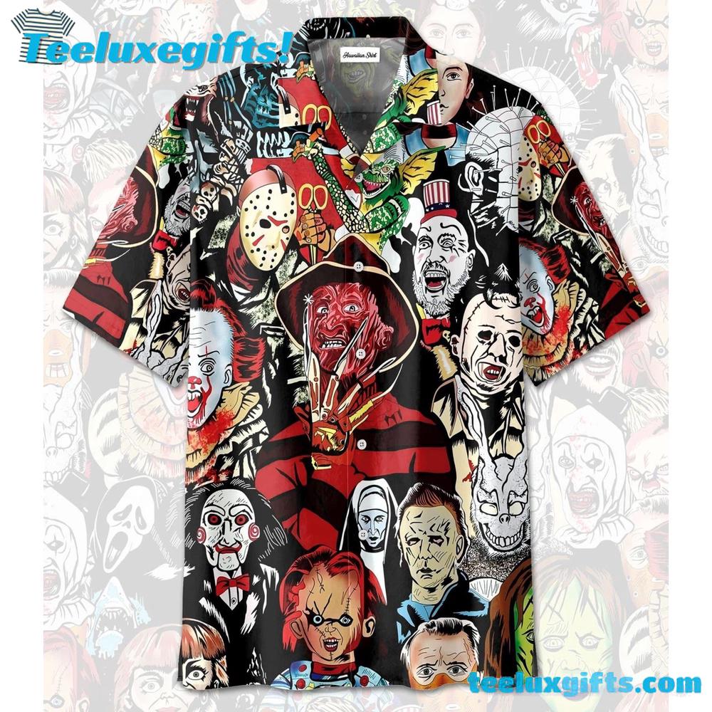 Halloween Horror Serial Killers Dh Hawaiian Shirt