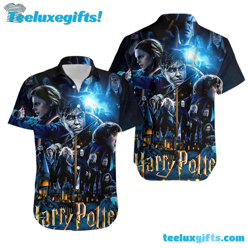 Harry Potter Hogwarts All Over Print Hawaiian Shirt