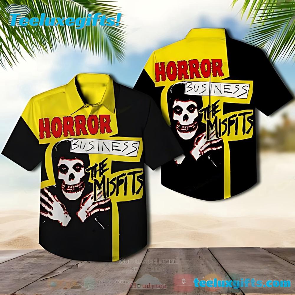 Horrror Business The Misfits Summer Aloha Hawaiian Shirt