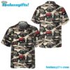 Hot Rod Hawaiian Shirt, Retro Hot Rod Button Shirt