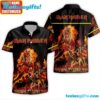 Iron Maiden Hallowed Be Thy Name Inferno Summer Aloha Hawaiian Shirt