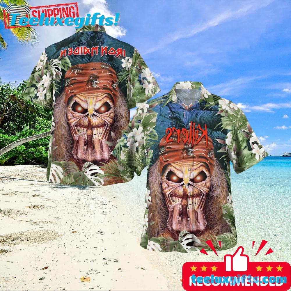 Iron Maiden Killers 1981 Summer Aloha Hawaiian Shirt