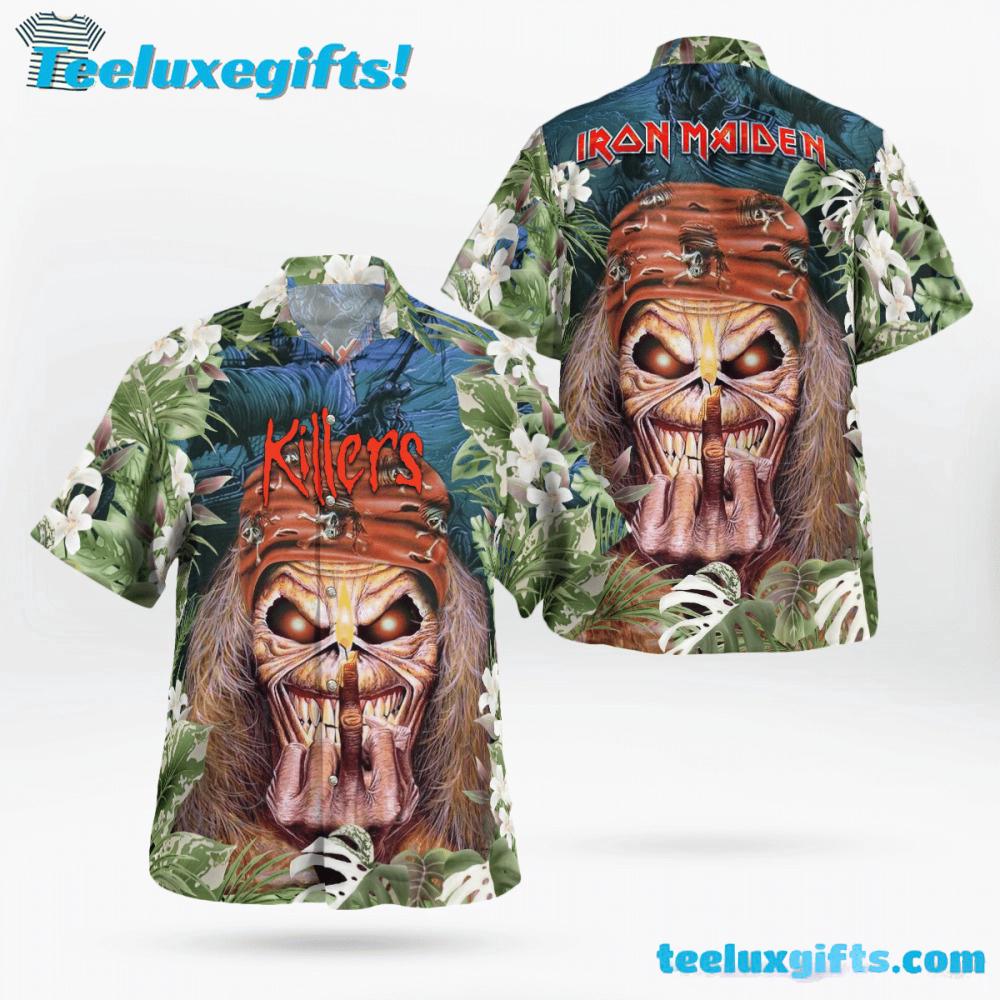 Iron Maiden Killers Jungle Fury Summer Aloha Hawaiian Shirt