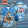 Iron Maiden Seventh Son Surreal Blue Summer Aloha Hawaiian Shirt