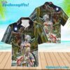 Iron Maiden Somewhere in Time Summer Aloha Hawaiian Shirt