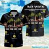 Iron Maiden Surf Vibes Tropical Summer Aloha Hawaiian Shirt