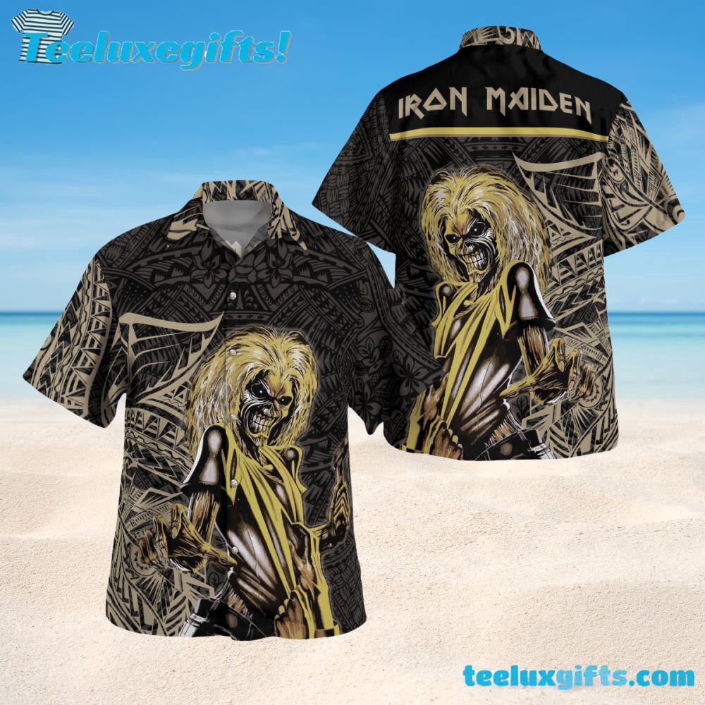 Iron Maiden Tribal Fury Summer Aloha Hawaiian Shirt