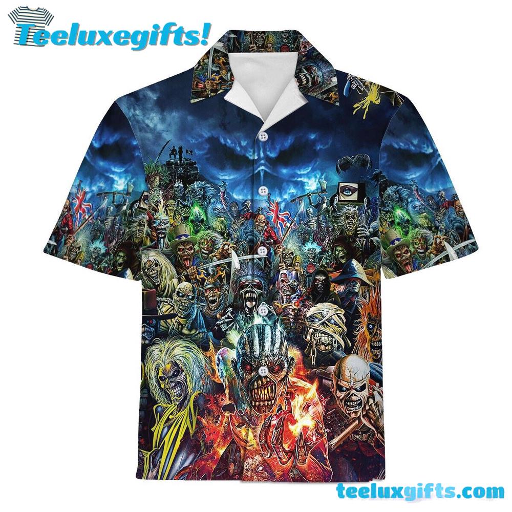 Iron Maiden World Summer Aloha Hawaiian Shirt