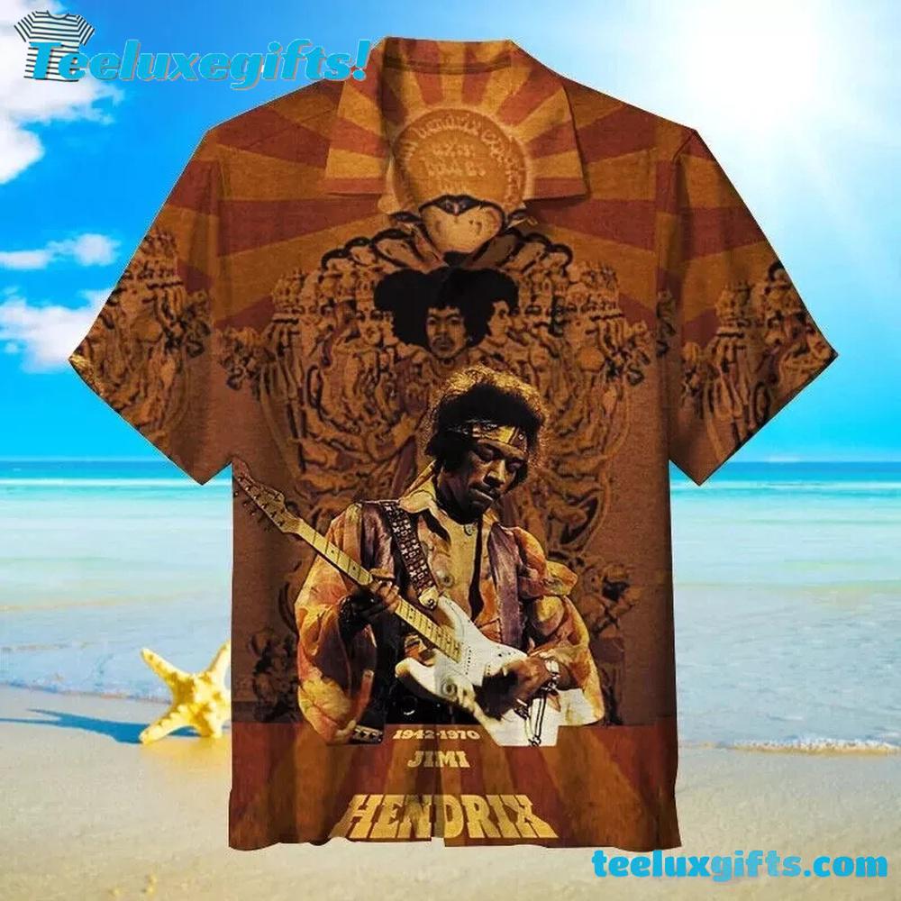 Jimi Hendrix 1942 1970 Summer Aloha Hawaiian Shirt