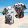 Jimi Hendrix Blues Legend Collage Summer Aloha Hawaiian Shirt