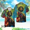 Jimi Hendrix Classic Rock Psychedelic Groove Summer Aloha Hawaiian Shirt