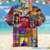 Jimi Hendrix Concert Poster Collage Summer Aloha Hawaiian Shirt