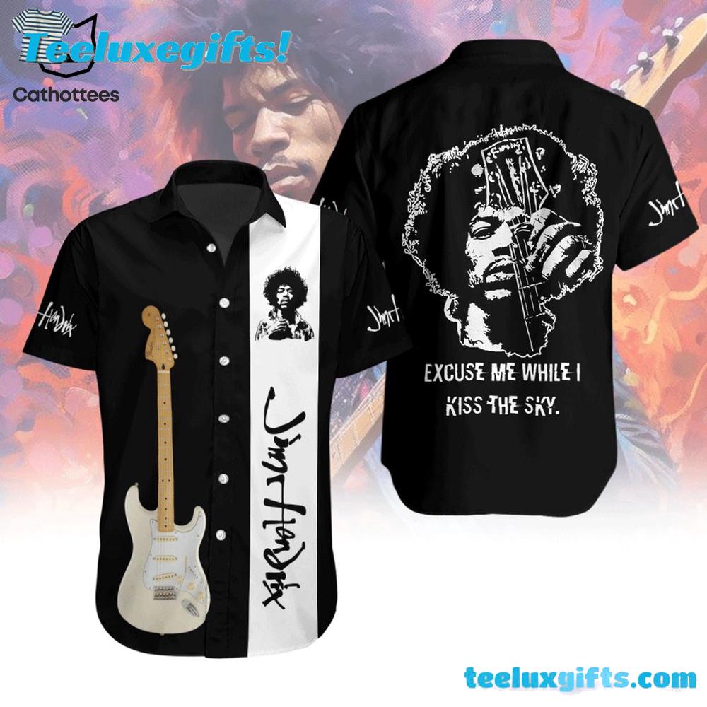 Jimi Hendrix Electric Vibe Summer Aloha Hawaiian Shirt