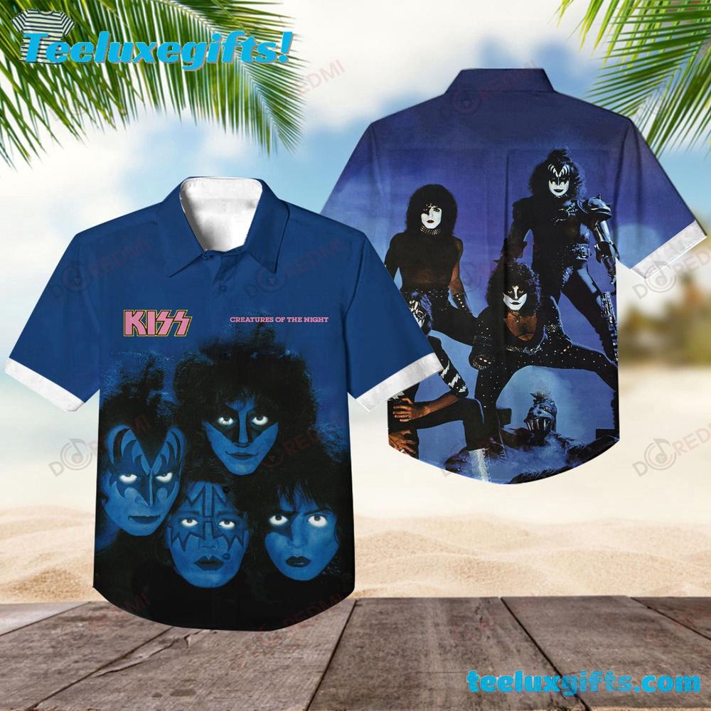 Kiss Band Creatures Of The Night Summer Aloha Hawaiian Shirt
