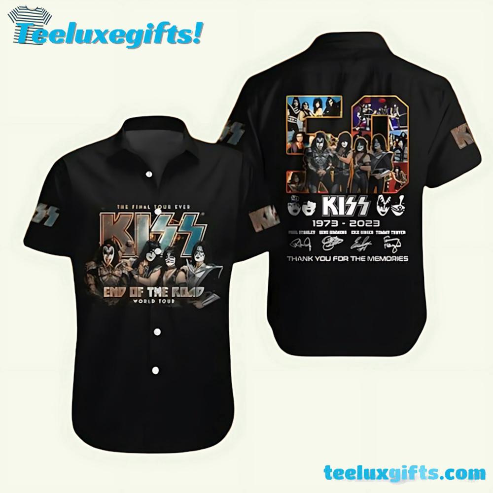 Kiss Band Hard Rock Summer Aloha Hawaiian Shirt