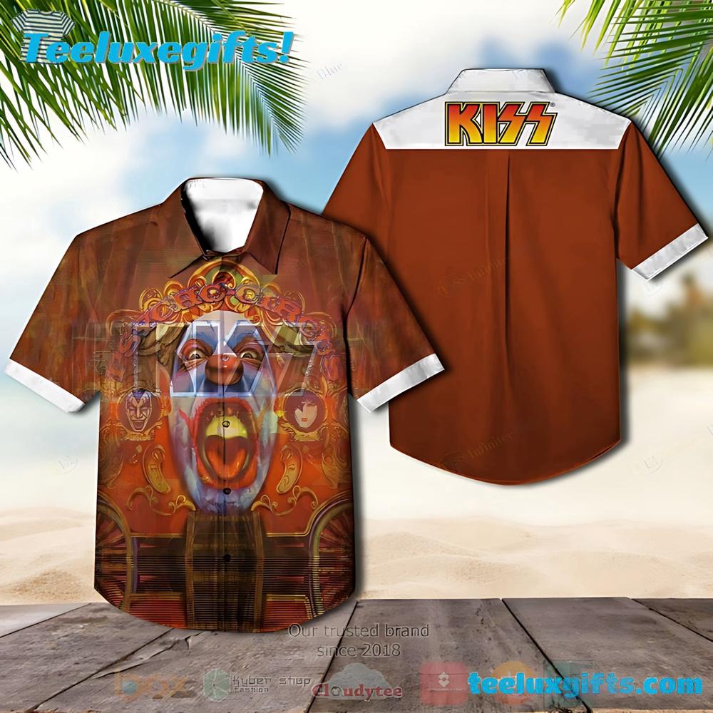 Kiss Band Psycho Circus Summer Aloha Hawaiian Shirt