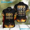 KISS End of the Road Tour Summer Aloha Hawaiian Shirt