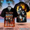 KISS Legends On Fire Summer Aloha Hawaiian Shirt