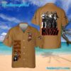 Kiss Rock Legends Yellow Summer Aloha Hawaiian Shirt