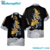 Koi Fish On Waves Hawaiian Shirt
