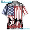 Lacrosse American Flag Hawaiian Shirt