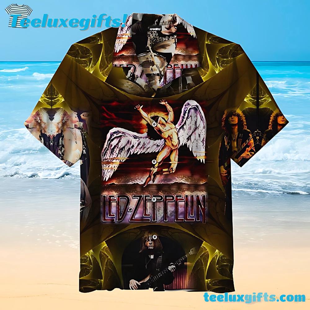 Led Zeppelin Angelic Rock Summer Aloha Hawaiian Shirt