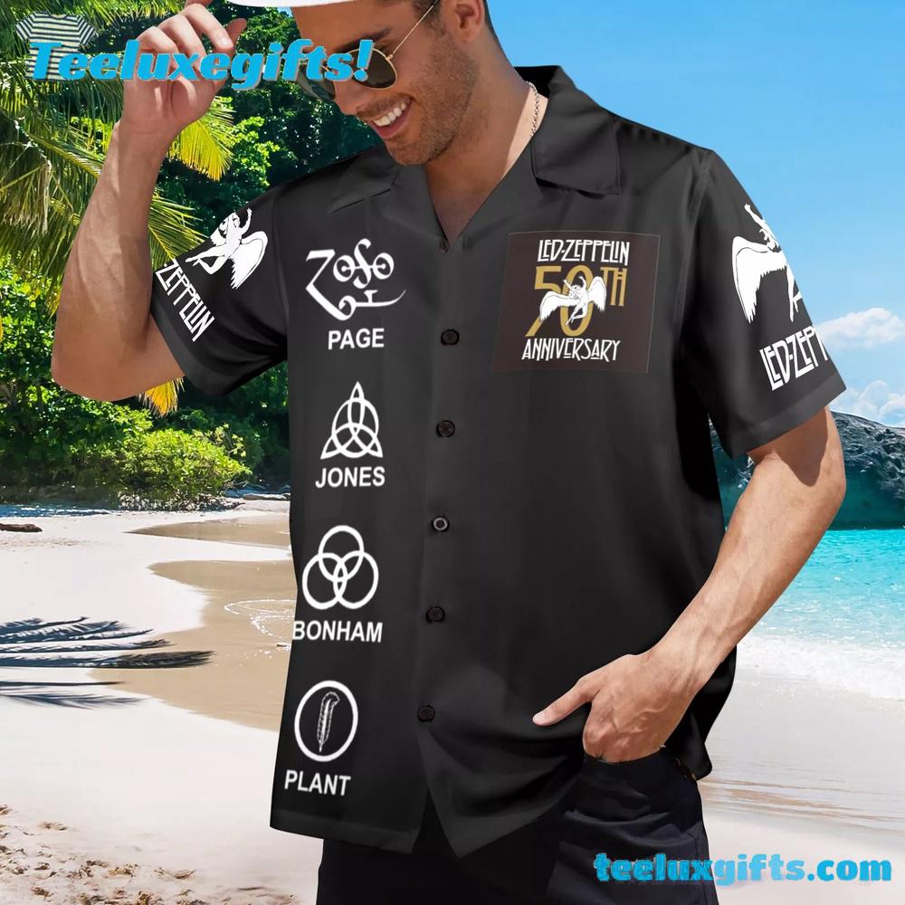Led Zeppelin Legends Summer Aloha Hawaiian Shirt