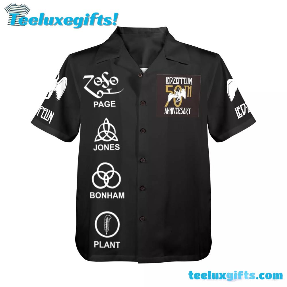 Led Zeppelin Legends Summer Aloha Hawaiian Shirt