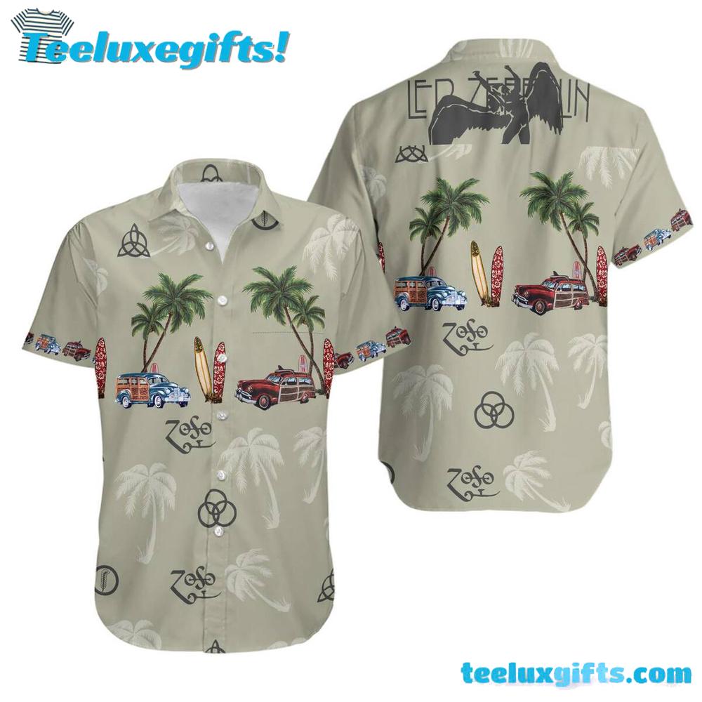 Led Zeppelin Stylist Beach Summer Aloha Hawaiian Shirt