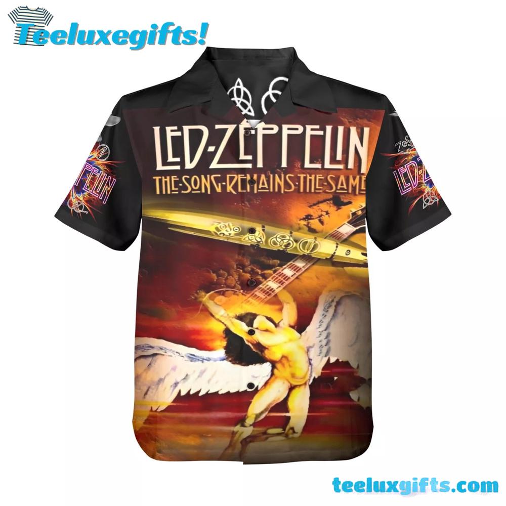 Led Zeppelin The Song Remains The Same Summer Aloha Hawaiian Shirt
