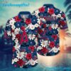 Los Angeles Angels Floral Bloom Aloha Hawaiian Shirt