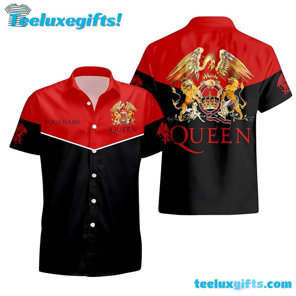 Majestic Vibes Personalized Queen Band Summer Aloha Hawaiian Shirt