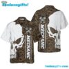 Mechanic Camo Pattern Skull Hawaiian Shirt