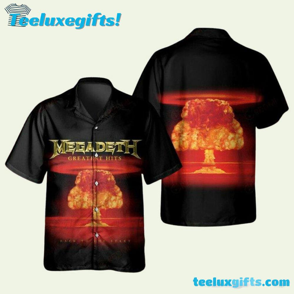 Megadeth Back To The Start Summer Aloha Hawaiian Shirt