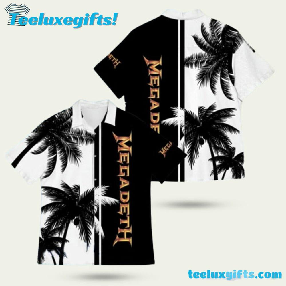 Megadeth Coconut Vintage Summer Aloha Hawaiian Shirt