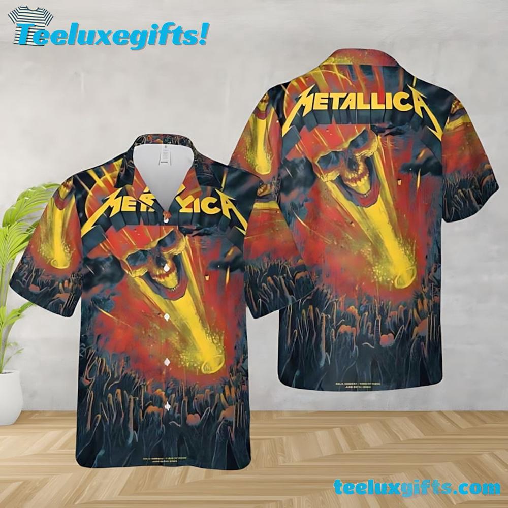 Metallica Concert at Tons of Rock at Ekebergsletta in Oslo Norway on June 26 2024 Summer Aloha Hawaiian Shirt