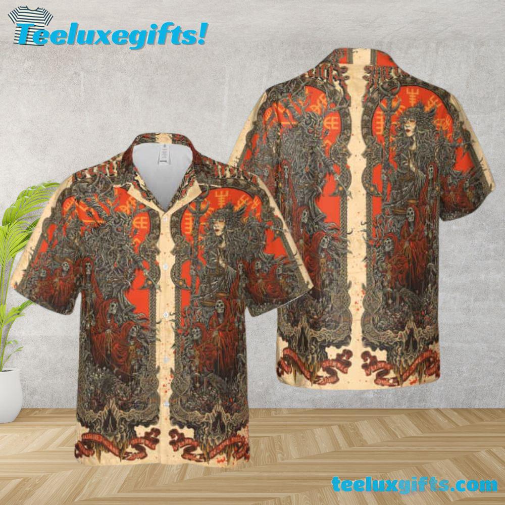 Metallica M72 at Helsinki Olympic Stadium Summer Aloha Hawaiian Shirt